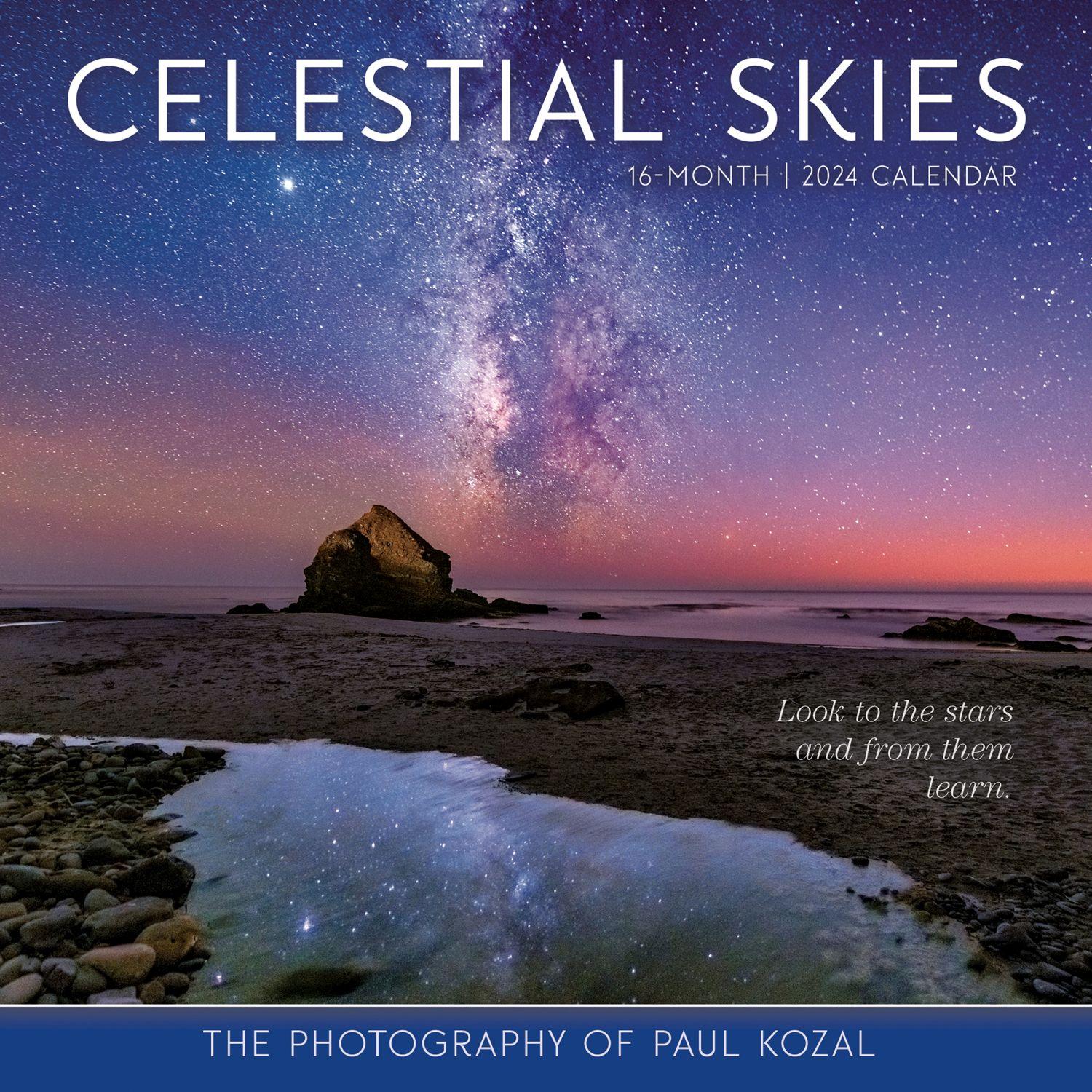 Celestial Skies 2024 Wall Calendar - Calendars.com