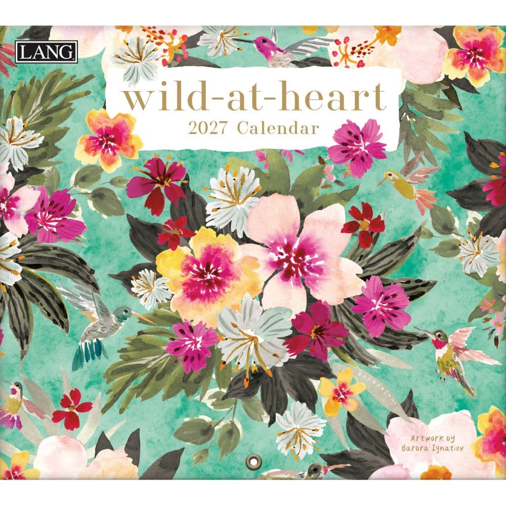 Wild at Heart 2027 Wall Calendar by Barbra Ignatiev