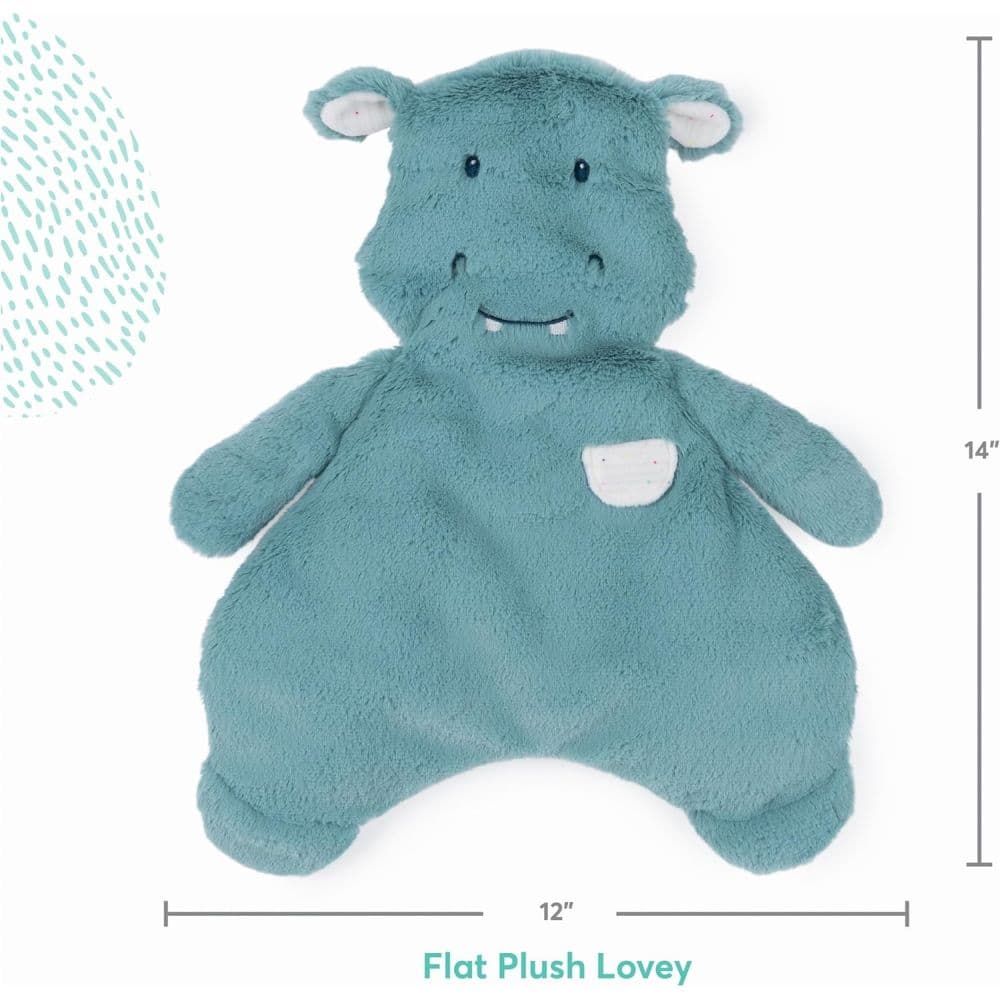 Baby GUND Oh So Snuggly Hippo Lovey Plush Second Alternate Image