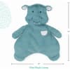 image Baby GUND Oh So Snuggly Hippo Lovey Plush Second Alternate Image