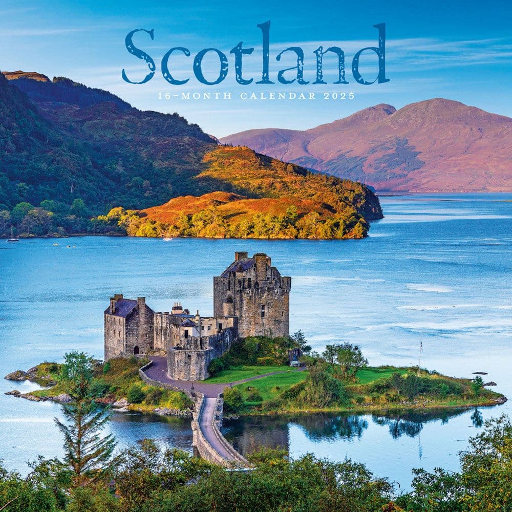 Scotland 2025 Wall Calendar  Main Image