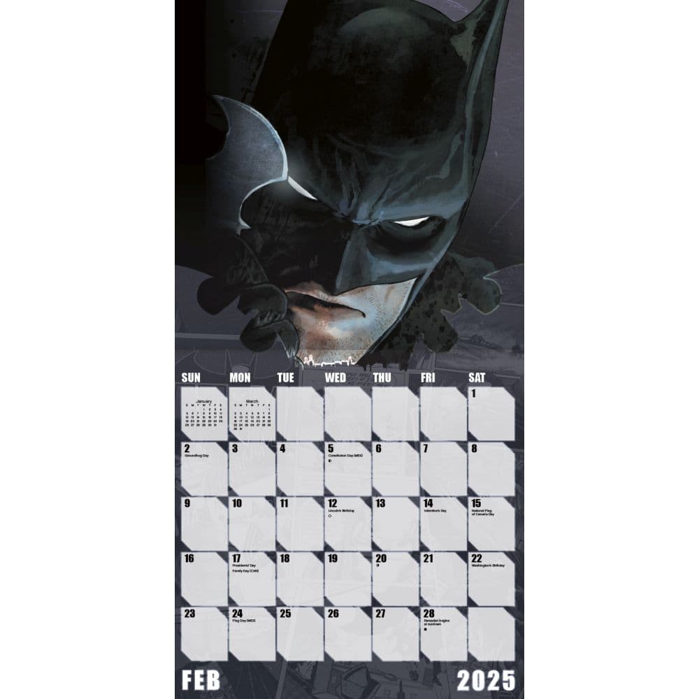Batman 2025 Wall Calendar