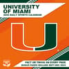 image COL Miami Hurricanes 2025 Desk Calendar Sixth Alternate Image