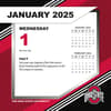 image COL Ohio State Buckeyes 2025 Desk Calendar First Alternate Image