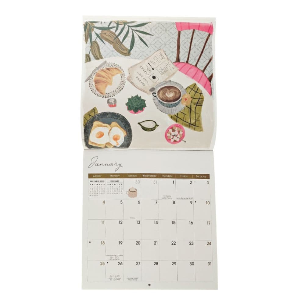 But First Coffee 2026 Wall Calendar Third Alternate Image