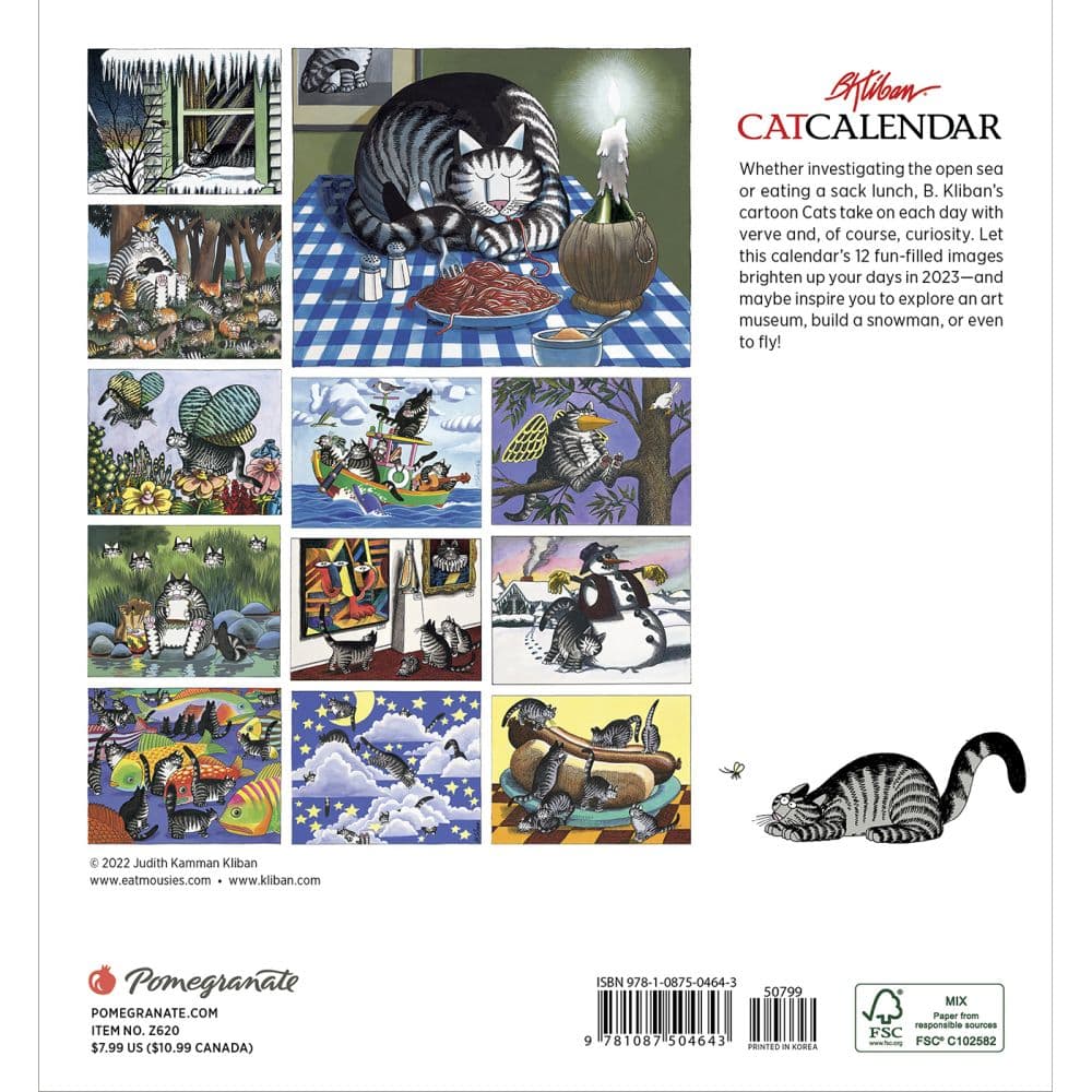B. Kliban CatCalendar 2023 Mini Wall Calendar - Calendars.com