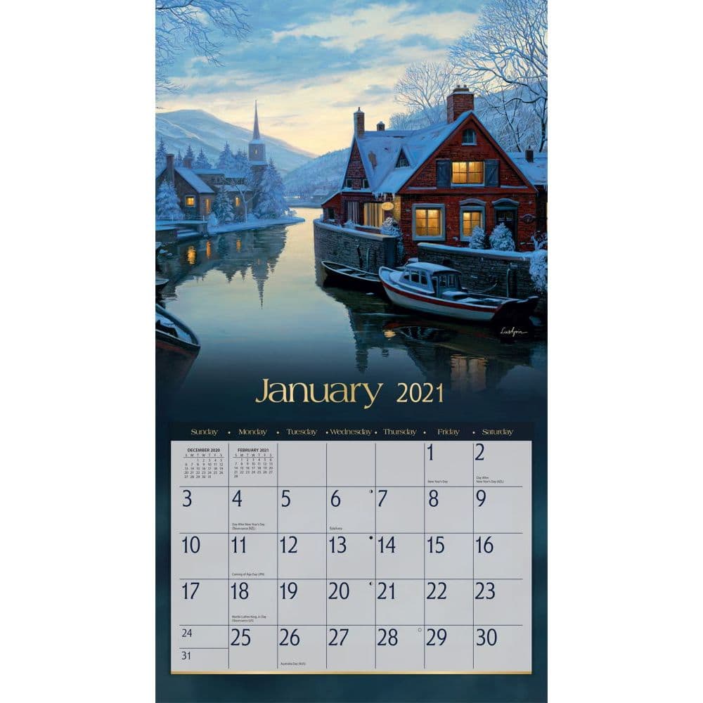 Around the World Special Edition Wall Calendar