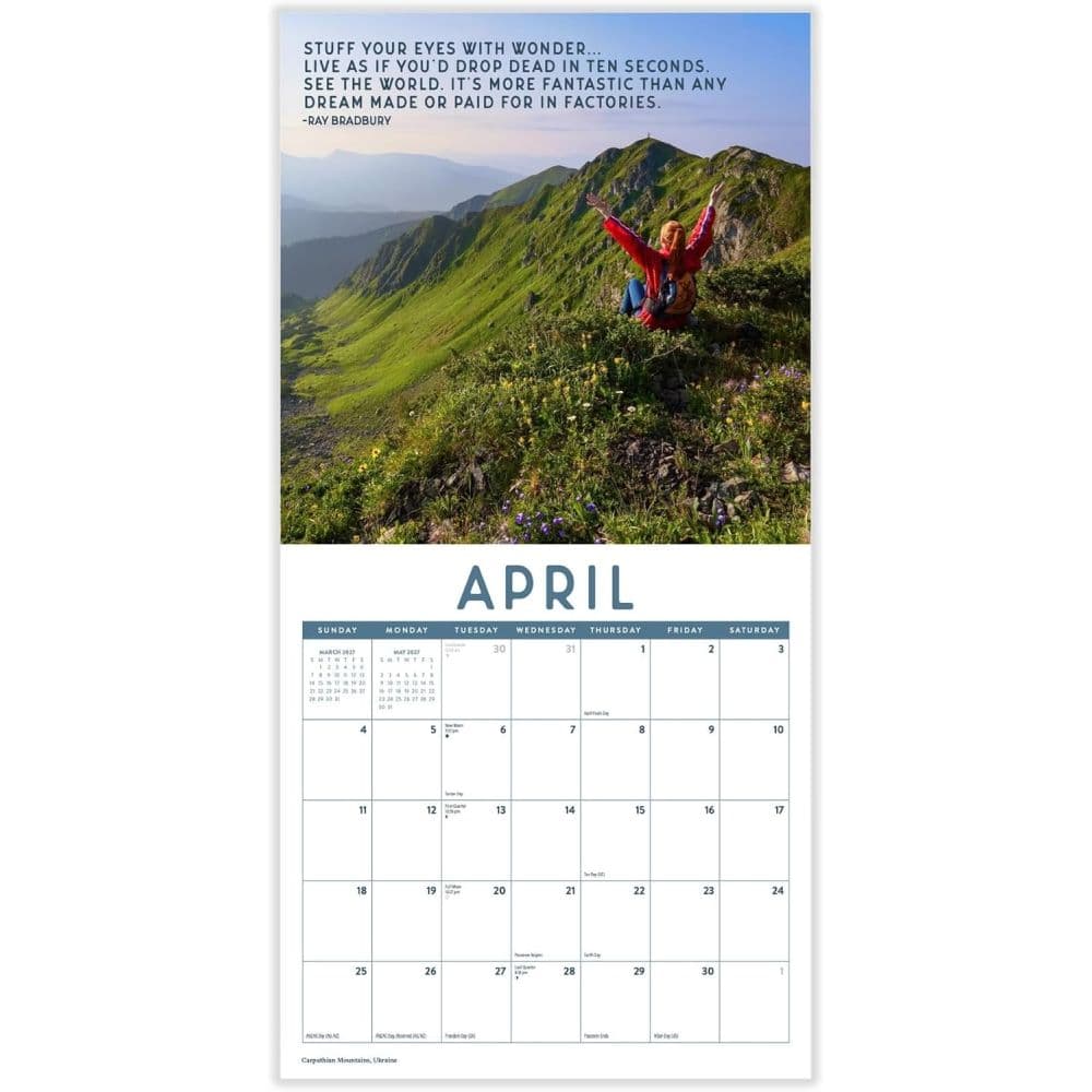 Wanderlust 2027 Wall Calendar Second Alternate Image