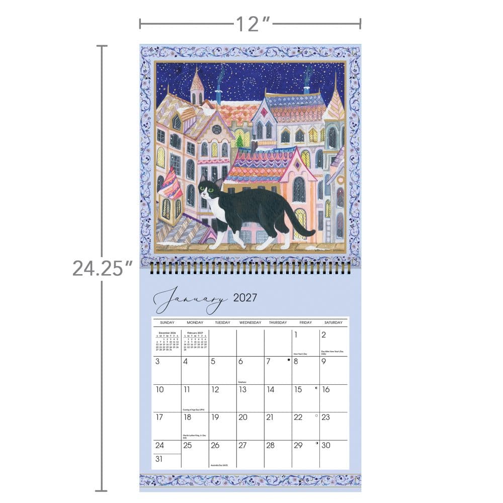 Loving Cats 2027 Spiral Wall Calendar Fourth Alternate Image