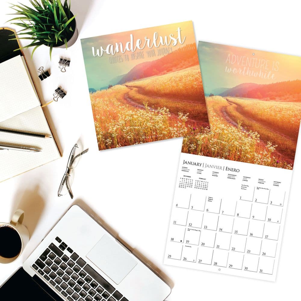 Wanderlust 2026 Wall Calendar Fourth Alternate Image
