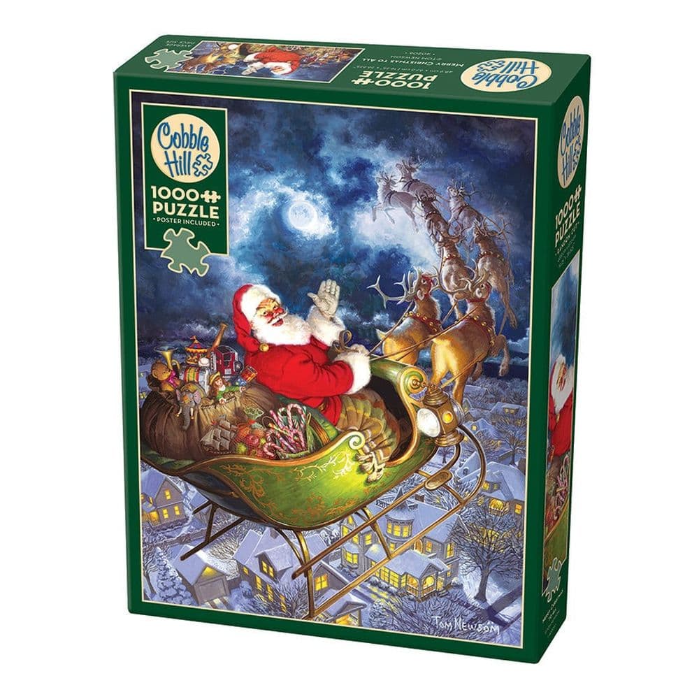 Merry Christmas to All 1000 Piece Puzzle Main Product Image