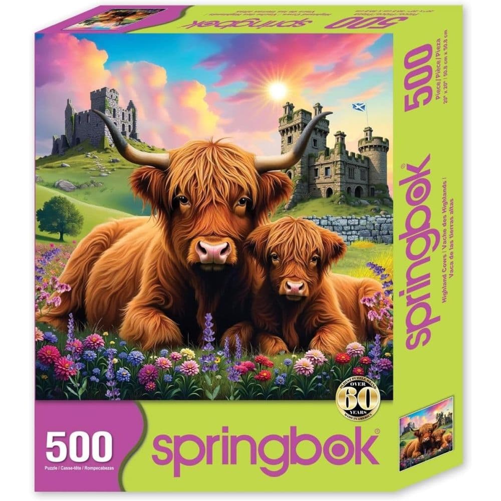 image Highland Cows 500 Piece Puzzle Main Product Image