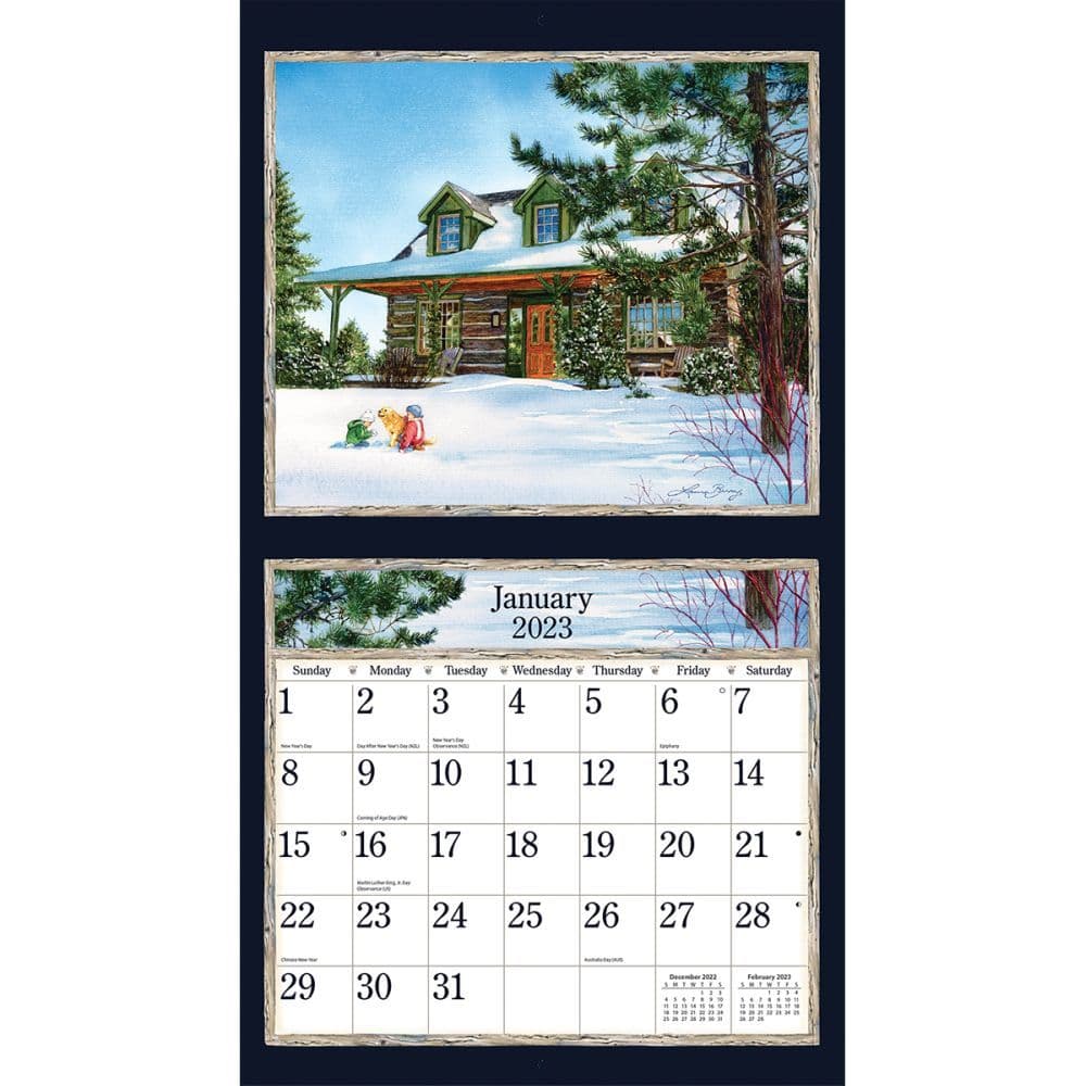 Country Welcome 2023 Wall Calendar - Calendars.com