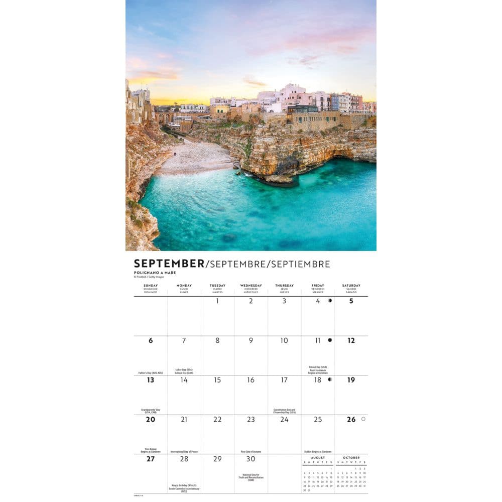 Italy 2026 Mini Wall Calendar Fourth Alternate Image