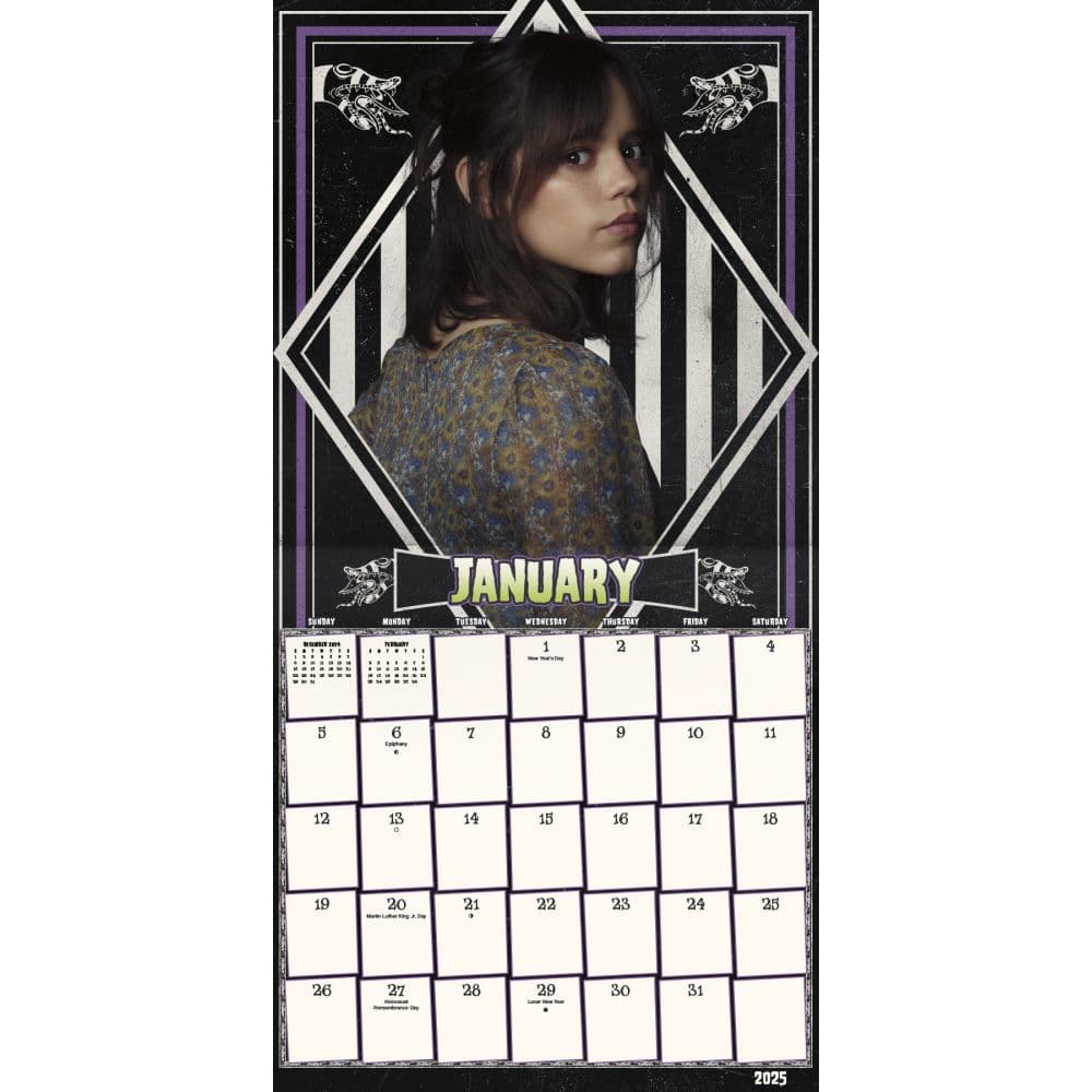 Beetlejuice 2 2025 Wall Calendar Alt1