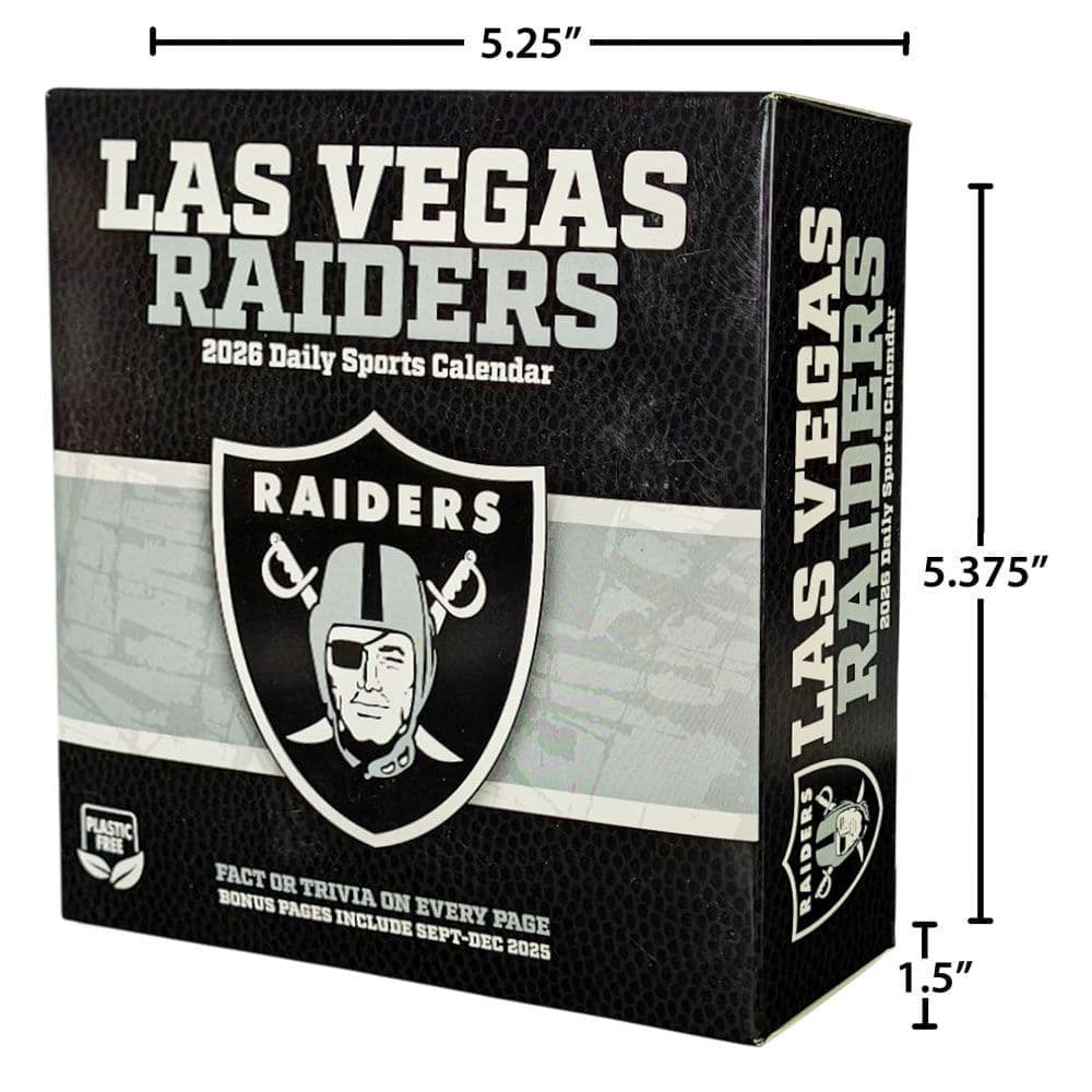 NFL Las Vegas Raiders 2026 Desk Calendar Fifth Alternate Image