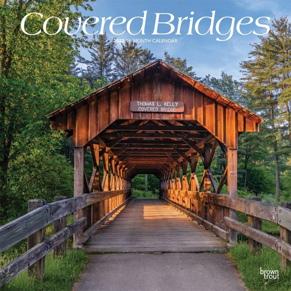 Covered Bridges 2022 Wall Calendar