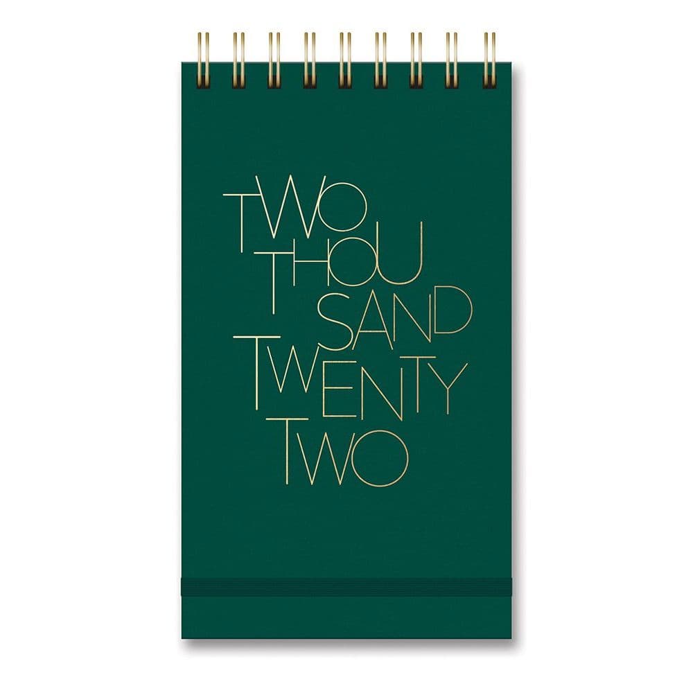 Forest Green 2022 Top-Spiral Weekly Planner