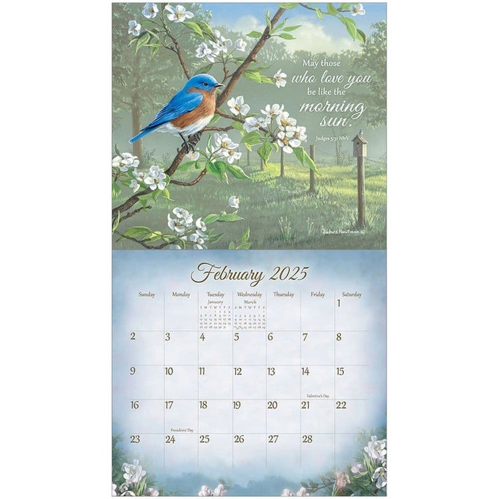 Songbirds of Faith by Hautman Brothers 2025 Wall Calendar Second Alternate Image width=&quot;1000&quot; height=&quot;1000&quot;