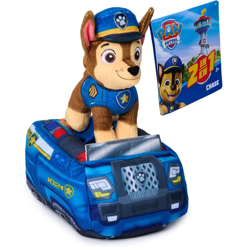 Paw Patrol Chase 2-in-1 Vehicle Plush Ninth Alternate Image