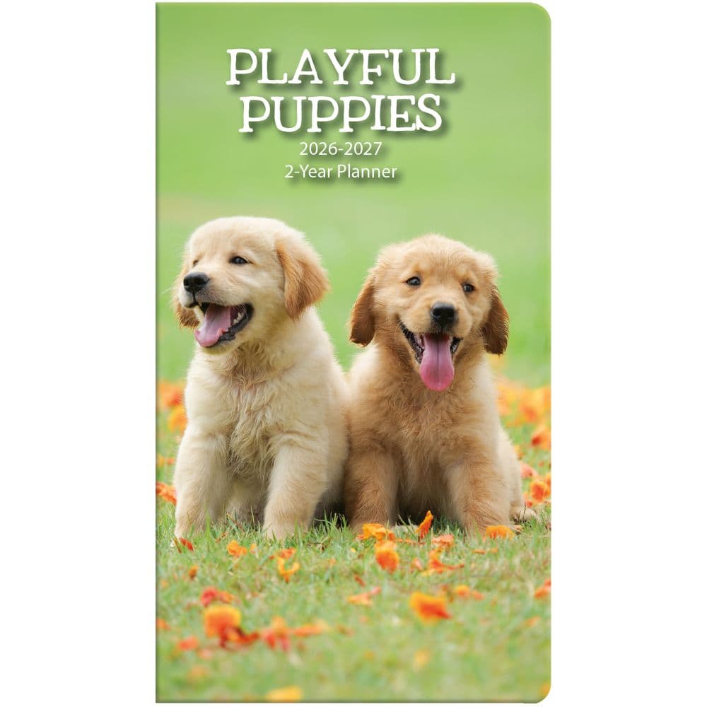 Playful Puppies 2 Year 2026 Pocket Planner_Main Image