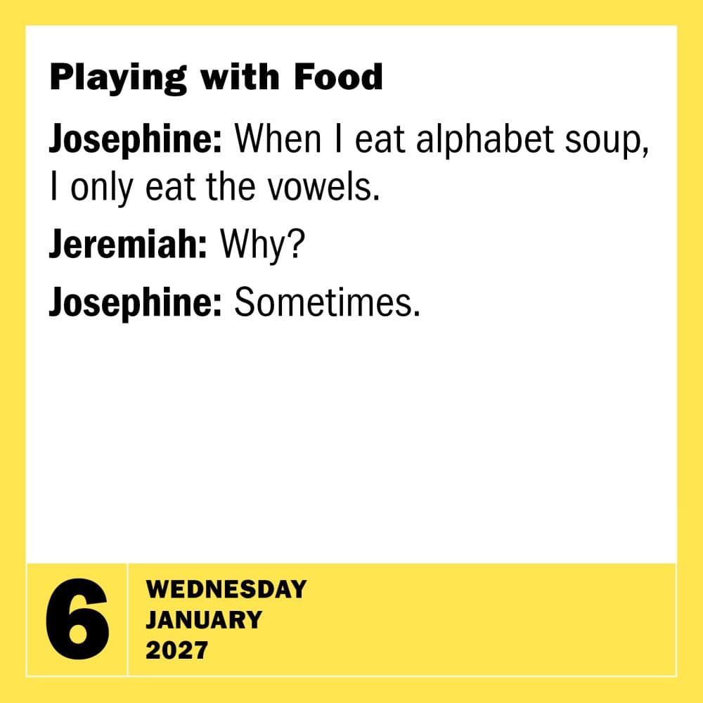 290 Bad Jokes and 75 Punderful Puns 2027 Page-A-Day Desk Calendar Second Alternate Image