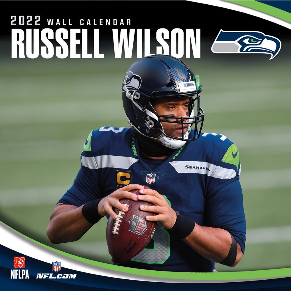 NFL Russell Wilson Seahawks 2022 Wall Calendar