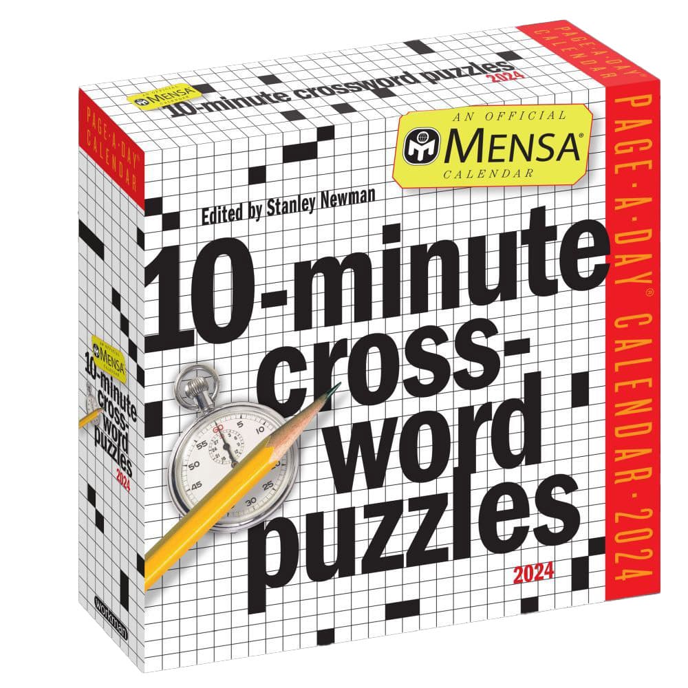 Mensa Crossword 2024 Desk Calendar Main Product Image width=&quot;1000&quot; height=&quot;1000&quot;