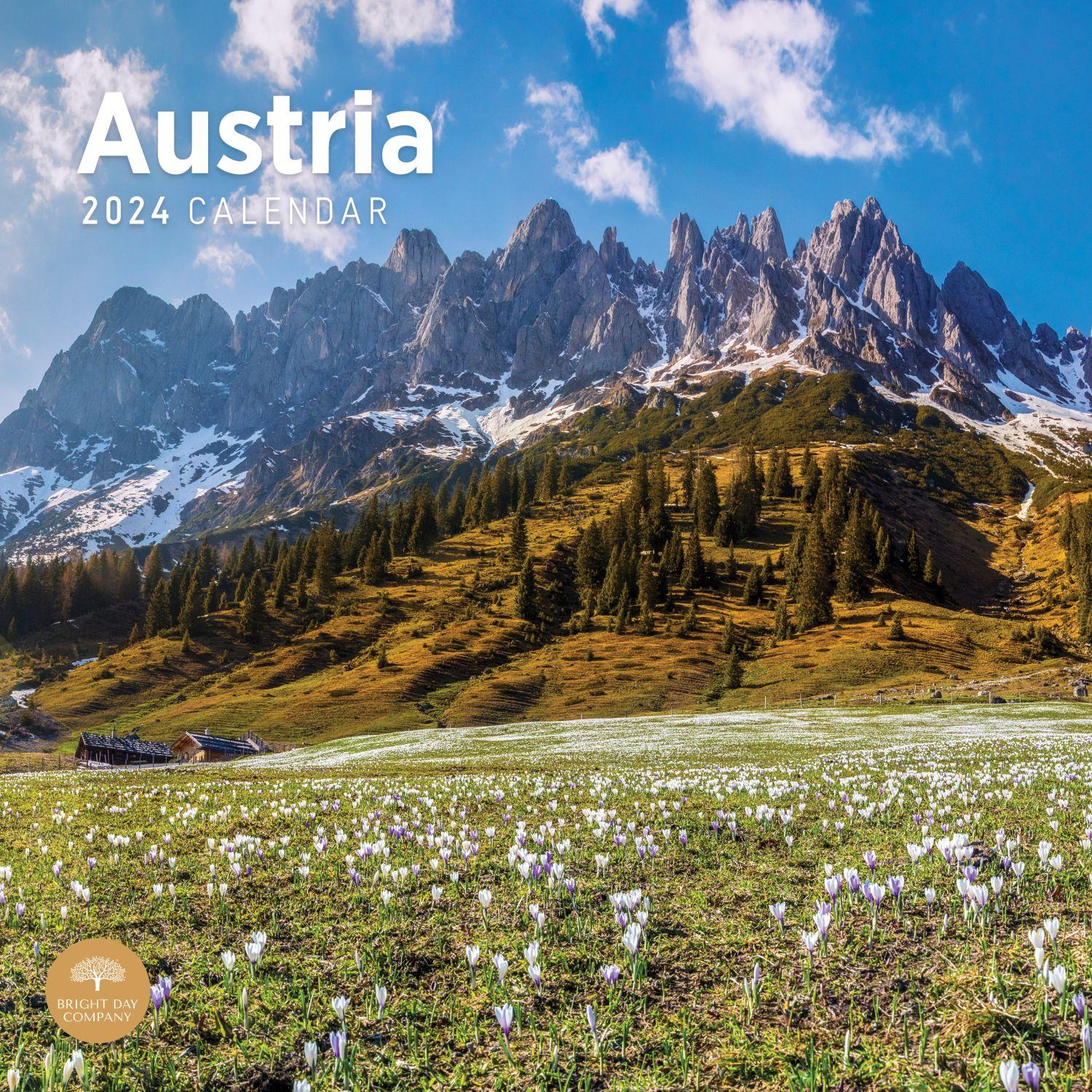 Austria 2024 Wall Calendar - Calendars.com