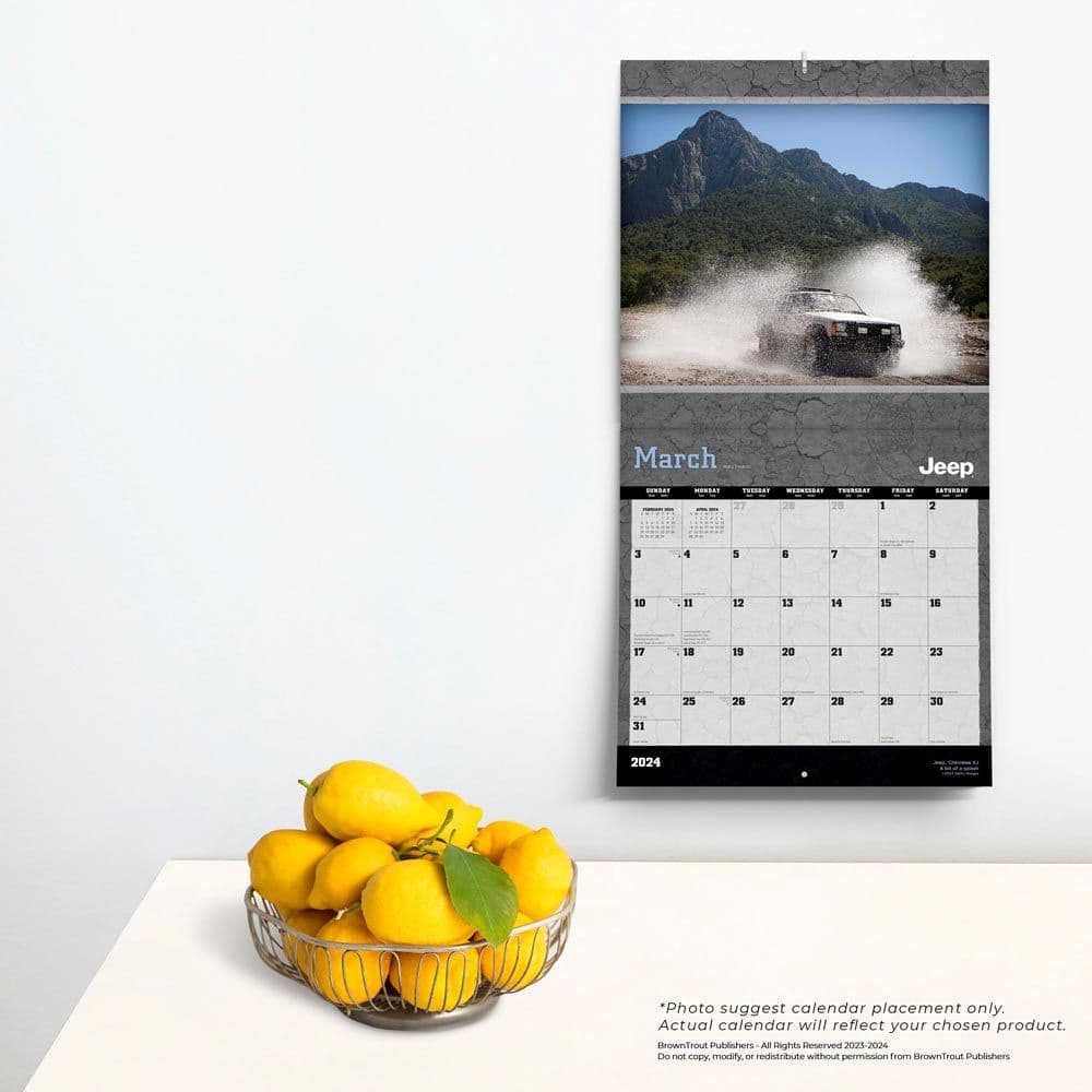 Jeep 2024 Wall Calendar