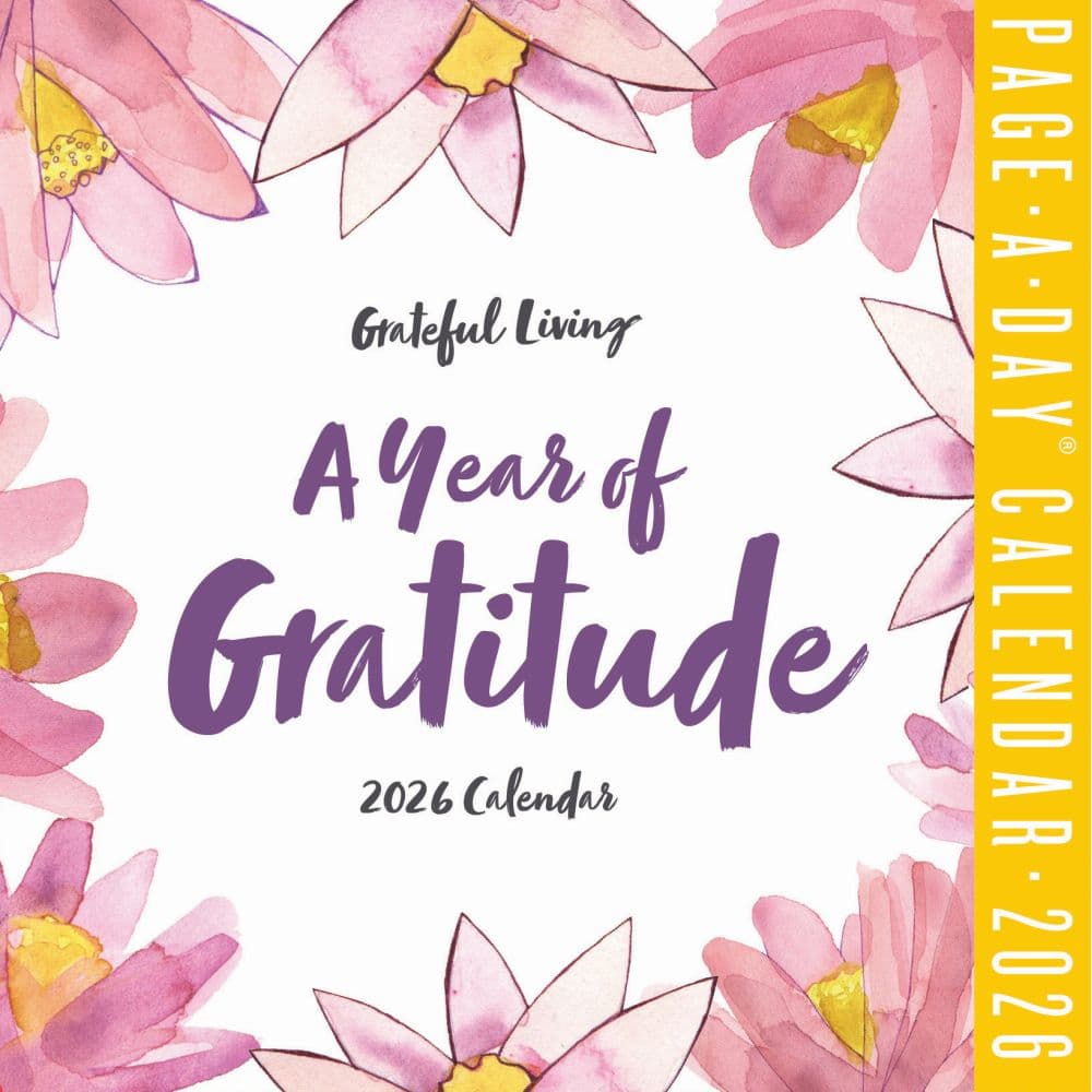 A Year of Gratitude 2026 Desk Calendar Fifth Alternate Image