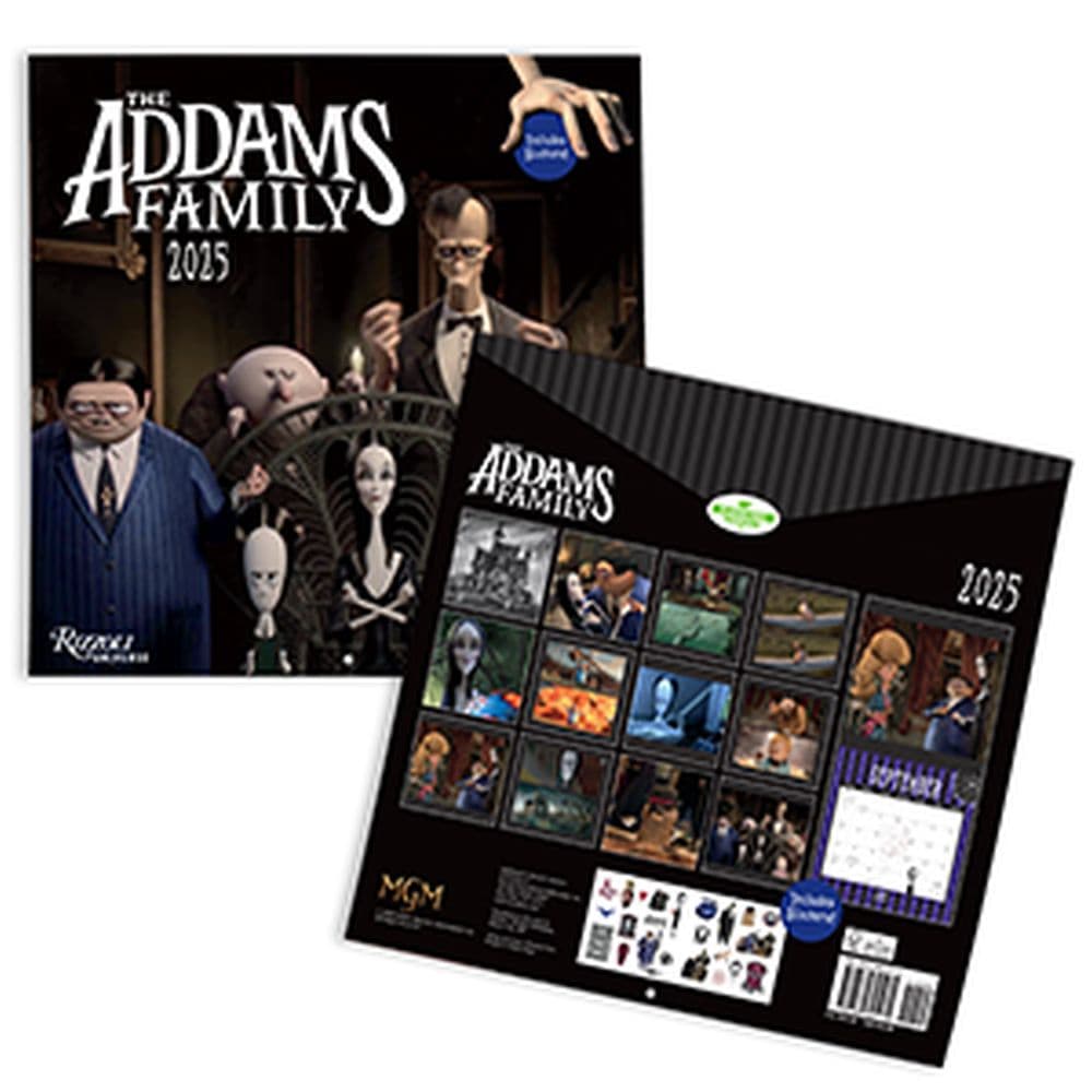 Addams Family 2025 Wall Calendar First Alternate Image