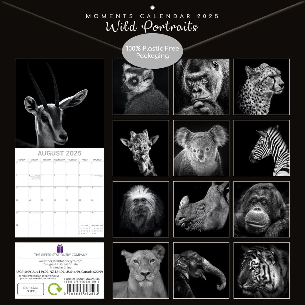Wild Portraits 2025 Wall Calendar First Alternate Image width=&quot;1000&quot; height=&quot;1000&quot;