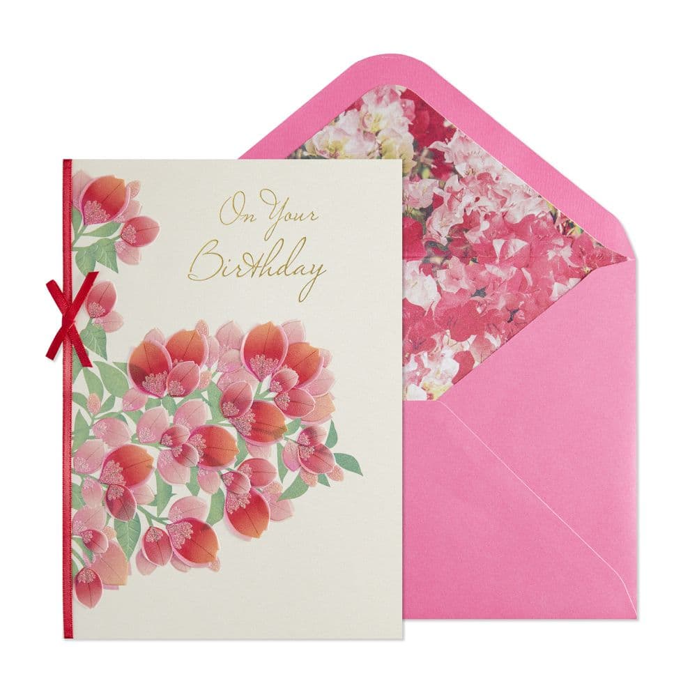 Bougainvillea Birthday Card - Calendars.com