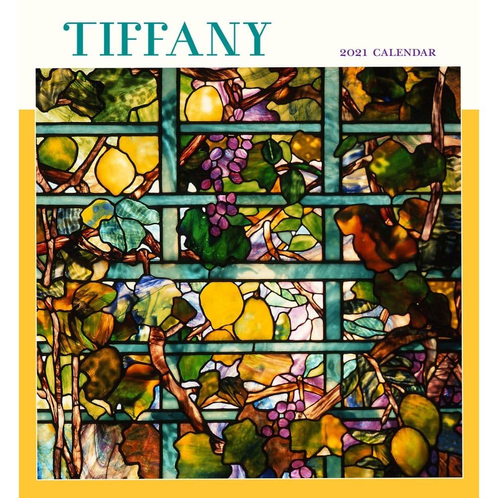 2021 Tiffany Wall Calendar