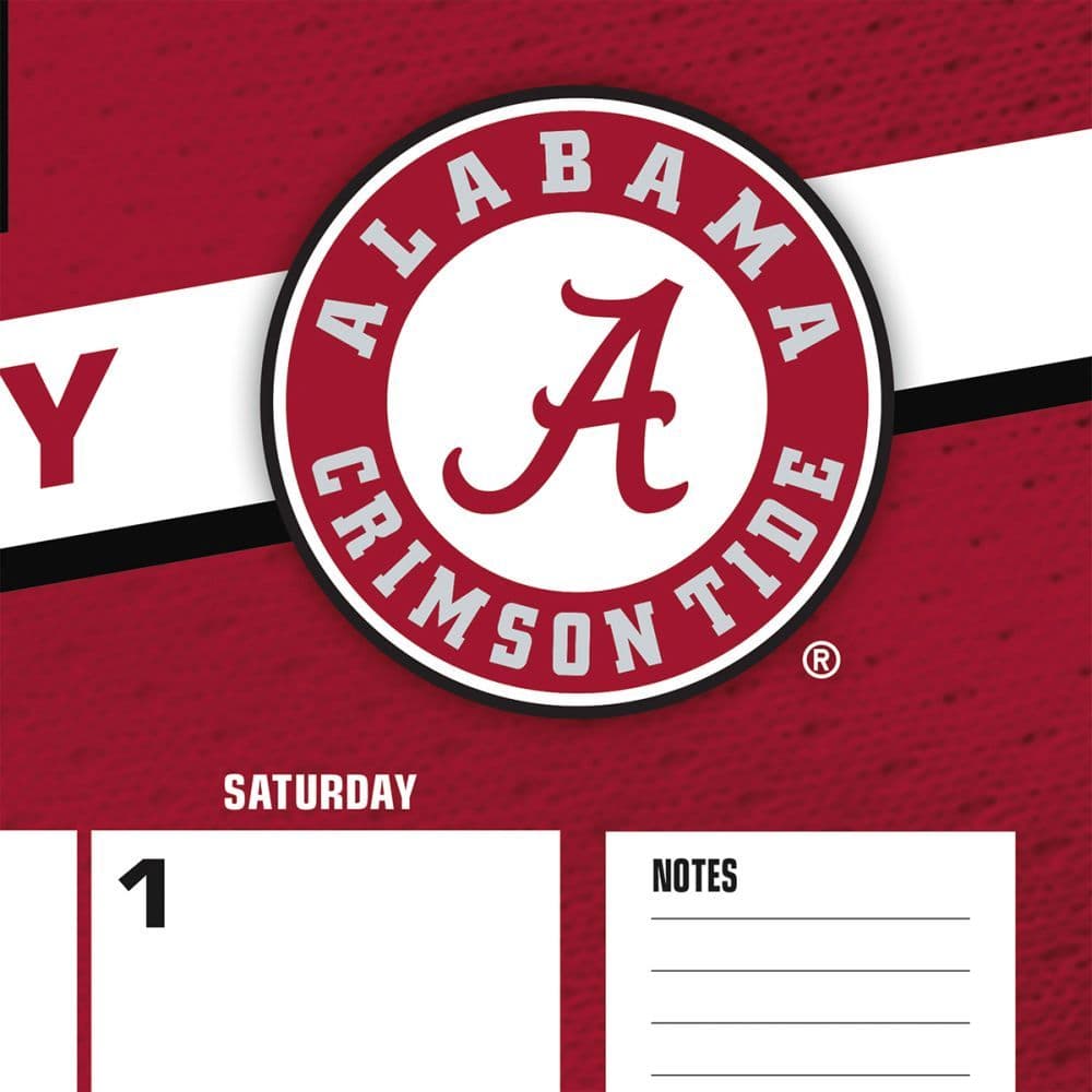 Alabama Crimson Tide 2022 Desk Pad Calendar - Calendars.com