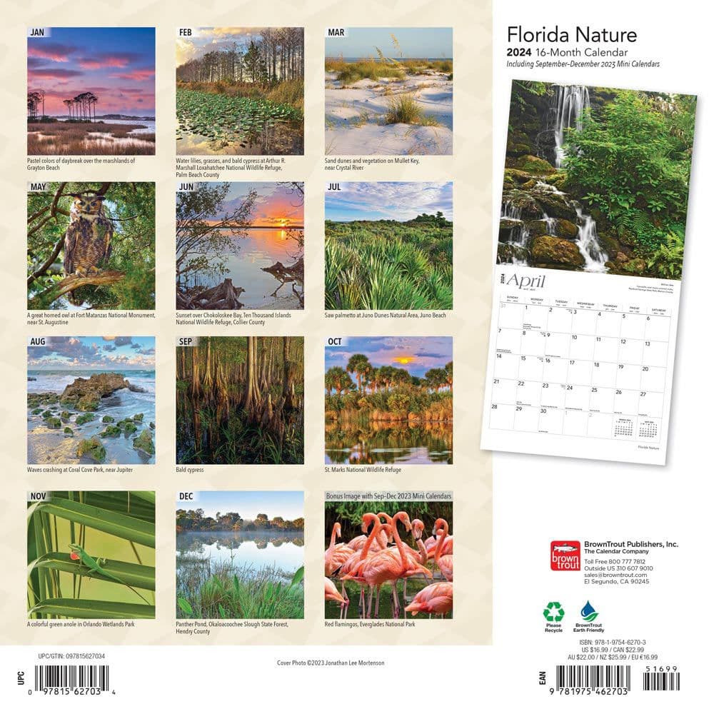 Florida Nature 2024 Wall Calendar First Alternate  Image width=&quot;1000&quot; height=&quot;1000&quot;