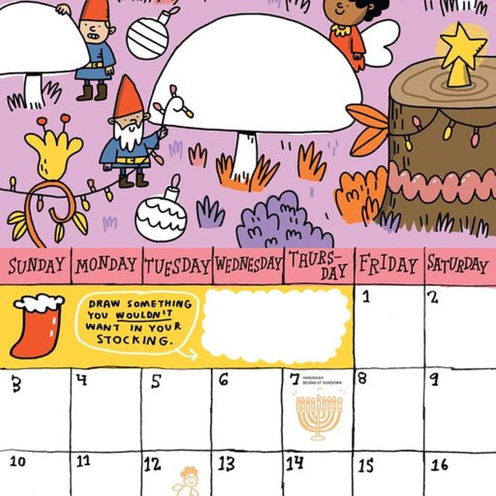 Kids Awesome Activity 2024 Wall Calendar Alternate Image 1