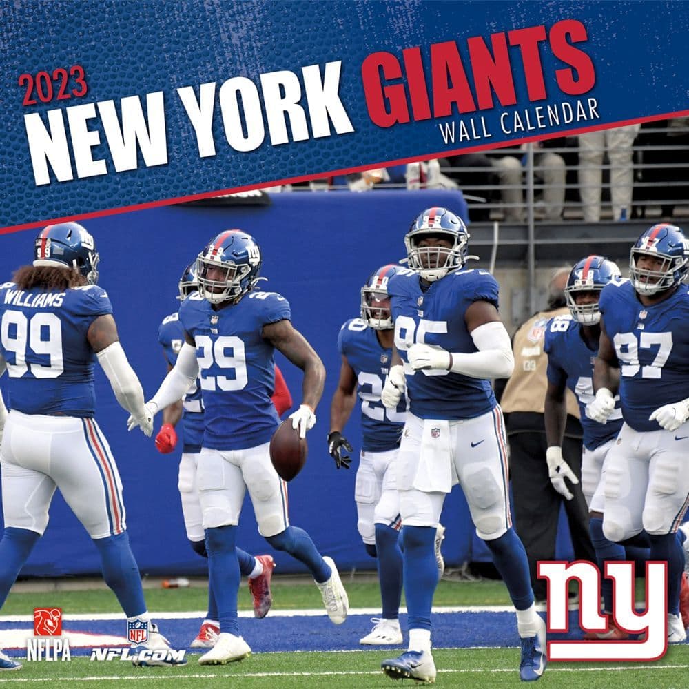 New York Giants 2023 Wall Calendar