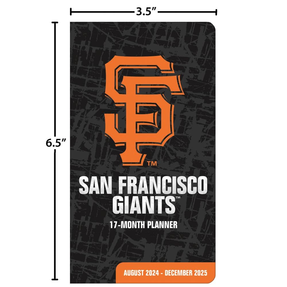 MLB San Francisco Giants 17 Month Pocket Planner Fifth Alternate Image