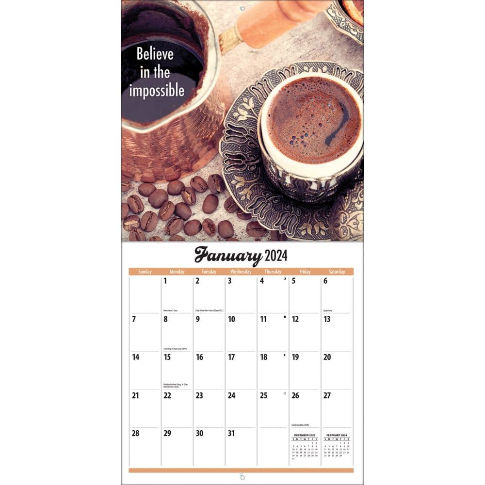 Coffee 2024 Mini Wall Calendar Second Alternate Image width=&quot;1000&quot; height=&quot;1000&quot;