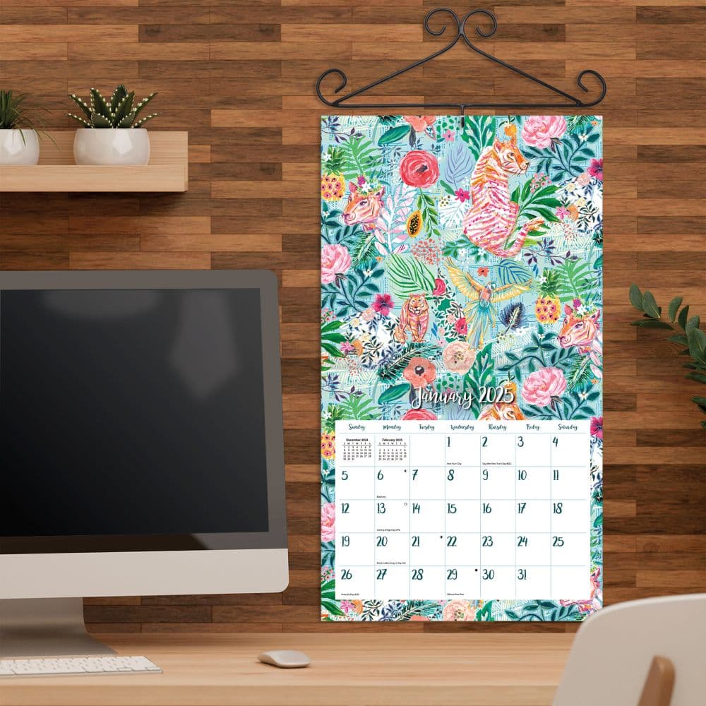 Lush Life by Jeanetta Gonzales 2025 Wall Calendar Fourth Alternate Image width="1000" height="1000"