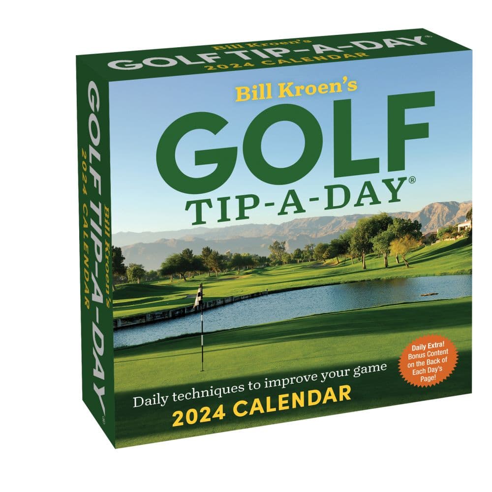 Golf Tip a Day 2024 Desk Calendar