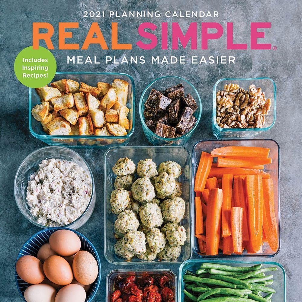 Real Simple Meal Plans Made Easier Wall Calendar