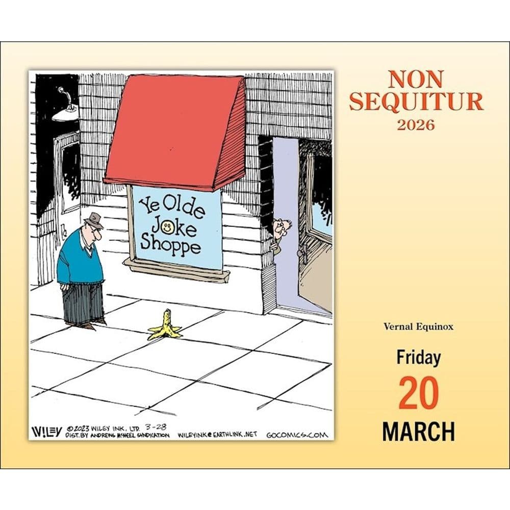 Non Sequitur 2026 Desk Calendar Third Alternate Image