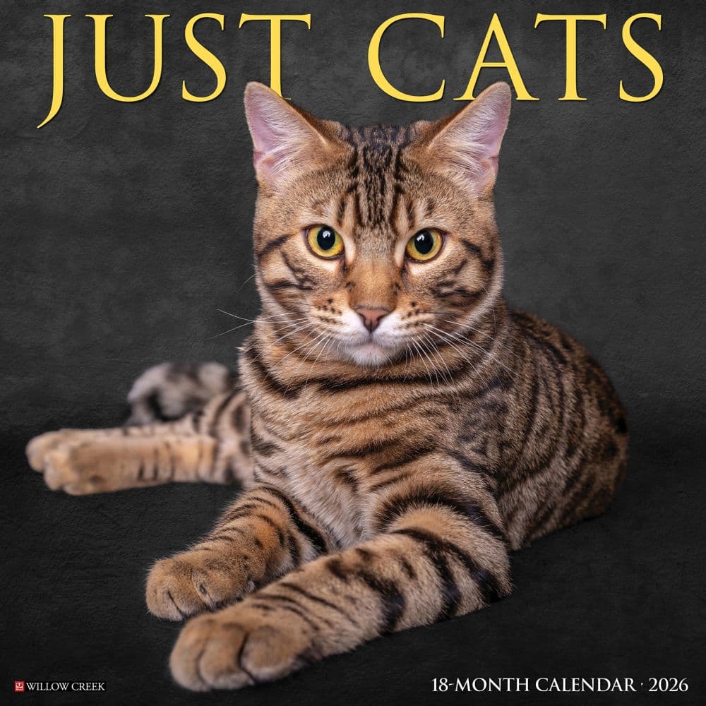 Just Cats 2026 Wall Calendar Main Image