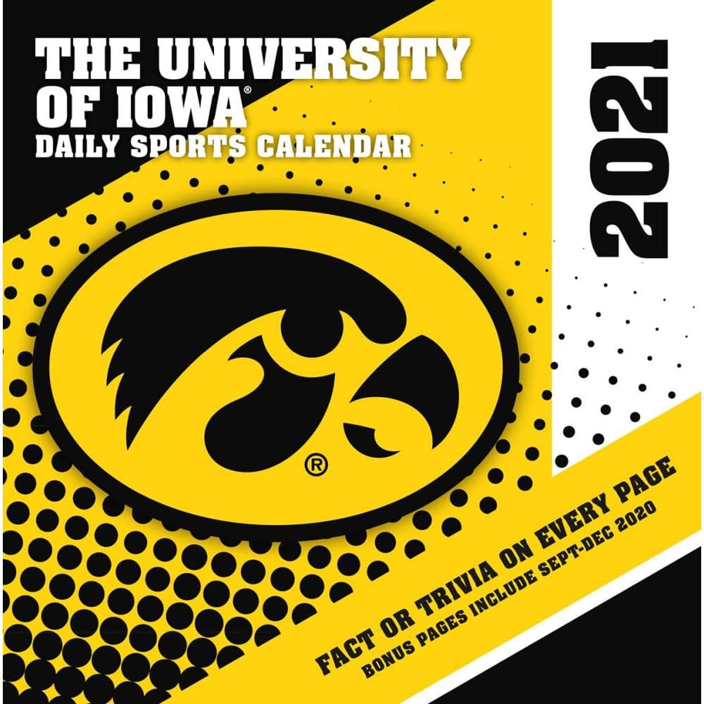 Iowa Hawkeyes Desk Calendar