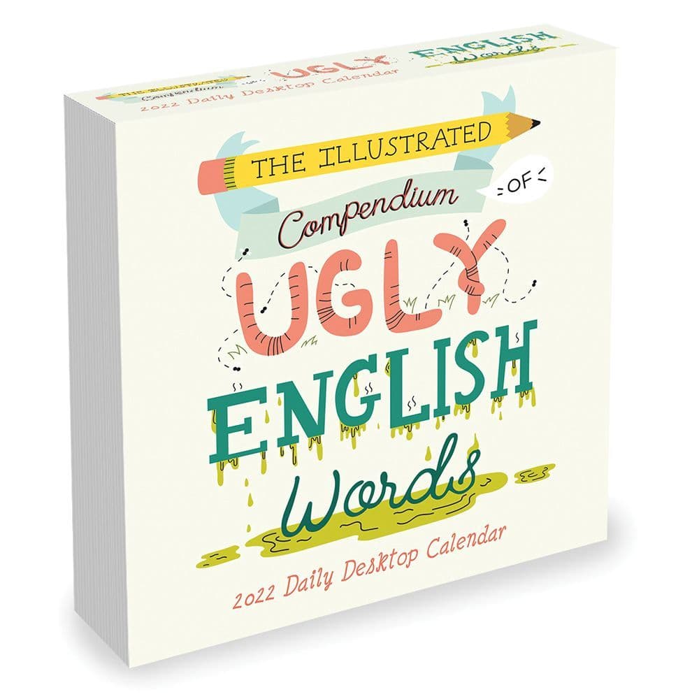 Ugly English Words 2022 Daily Desk Calendar - Calendars.com