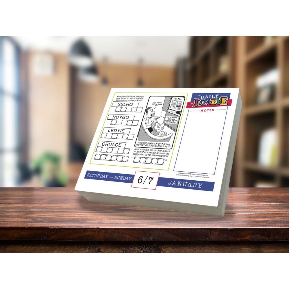 Daily Jumble 2024 Desk Calendar