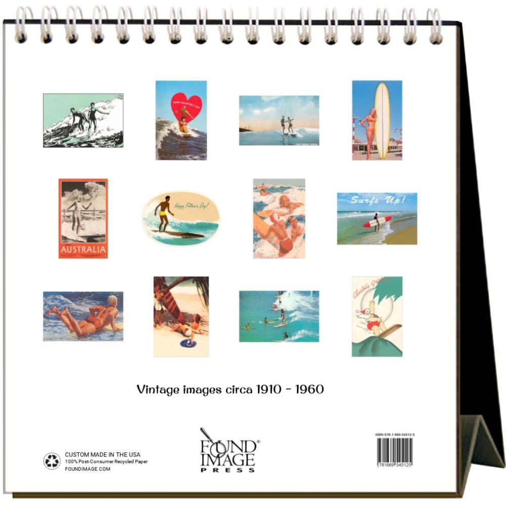 Surfing 2025 Easel Desk Calendar First Alternate Image width="1000" height="1000"